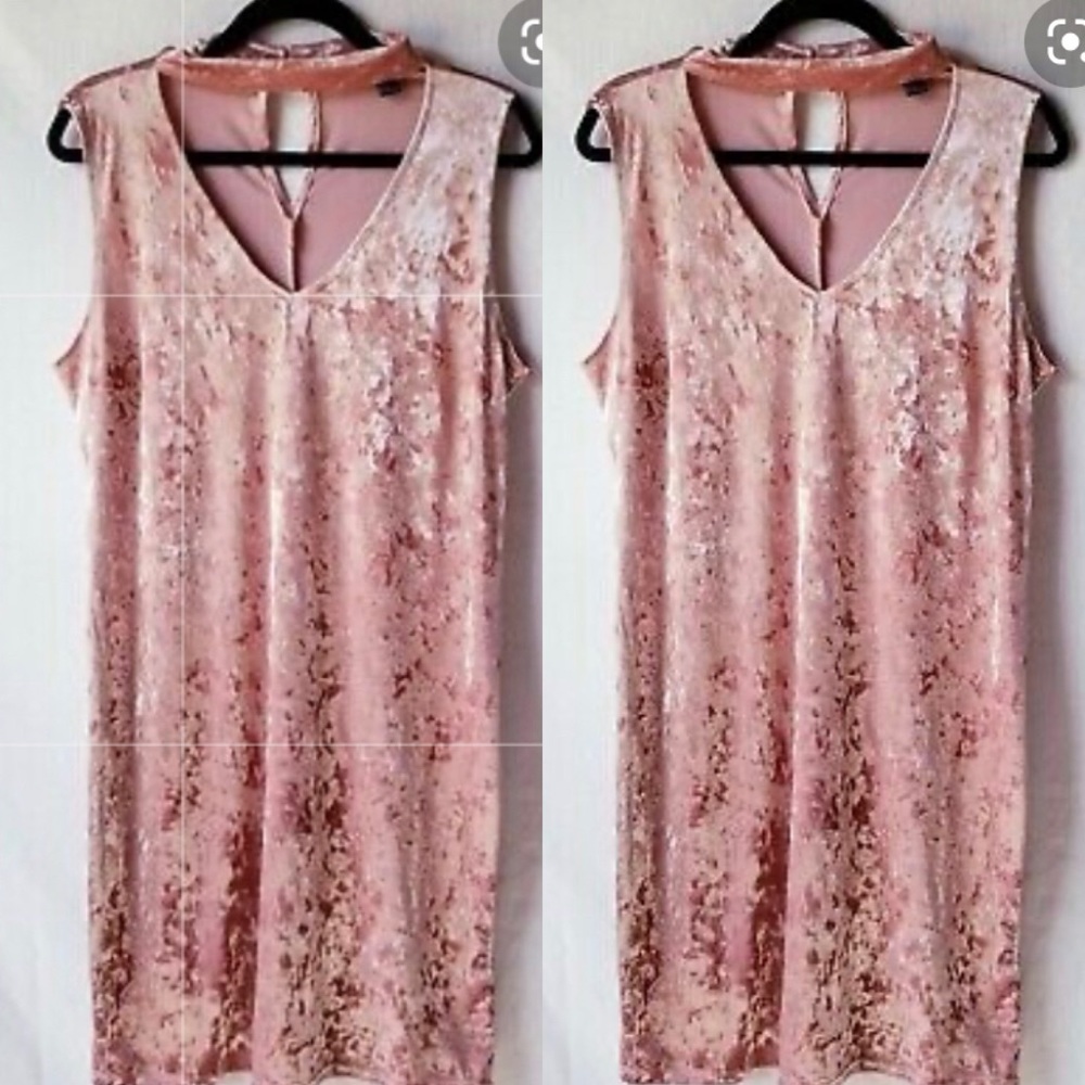 Crushed Velvet Pink Mini